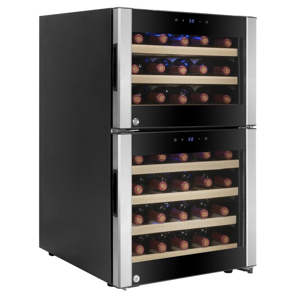 AKDY 19.5 in. 45Bottle Wine and 90Can Compressor Beverage Cooler
