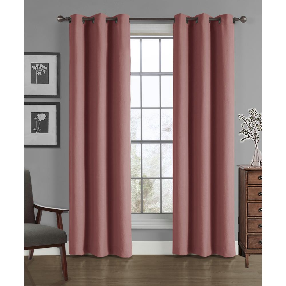 Home Styles Room Darkening Curtains Ds The Solid Crushed Microfiber Grommet Panel 40 In W X 84 Lclay