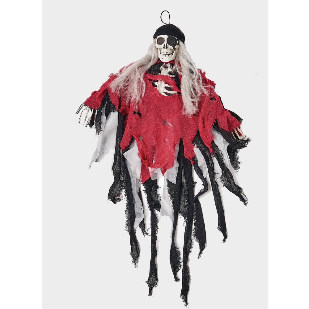 36 in. Hanging Skeleton Pirate-4228 - The Home Depot