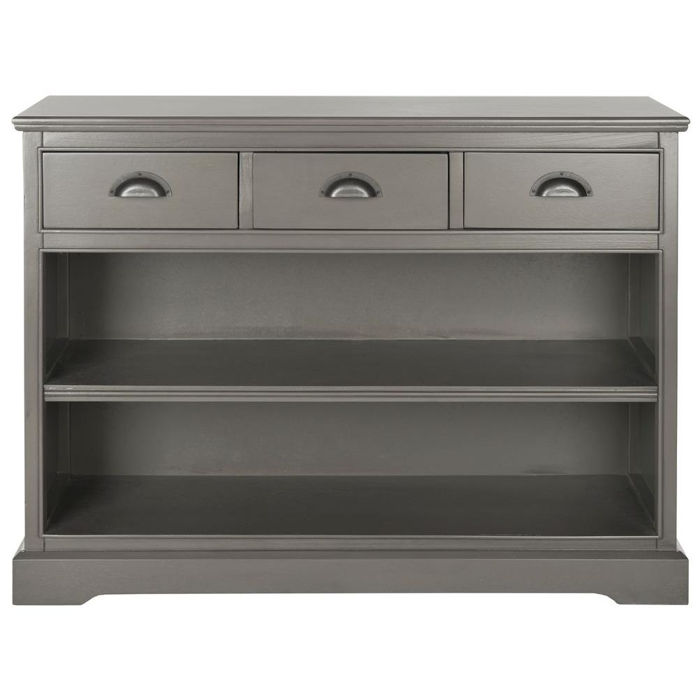 Safavieh Prudence 2 Shelf Etagere In Grey Amh5727a The Home Depot Prudence 2 Shelf Etagere In Grey
