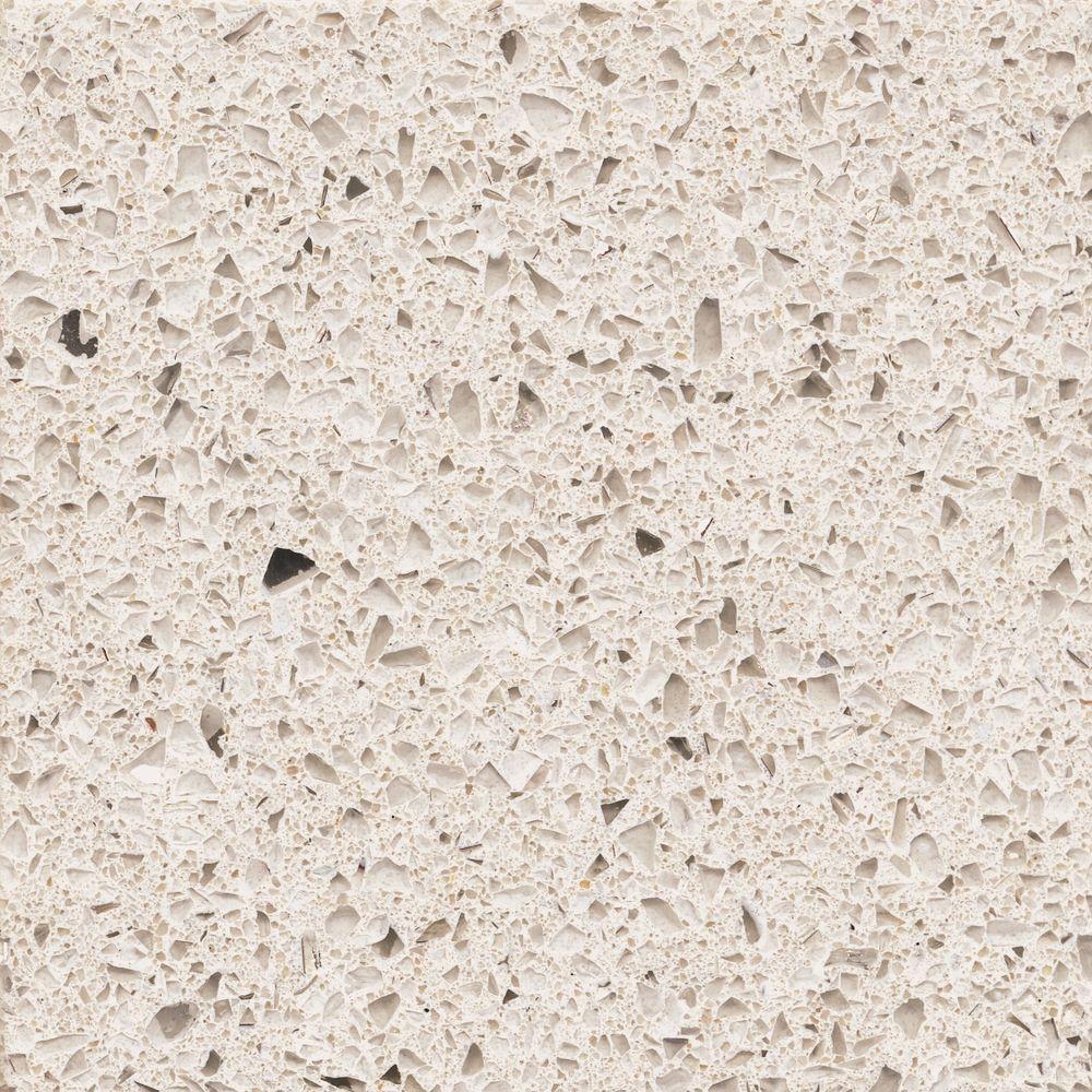 Silestone 2 In X 4 In Quartz Countertop Sample In Stellar Snow