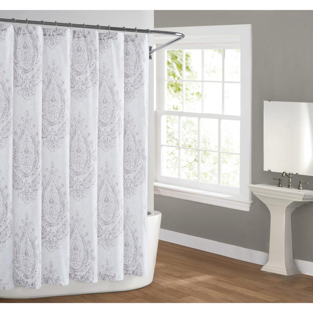 Paisley Shower Curtains Shower Accessories The Home Depot