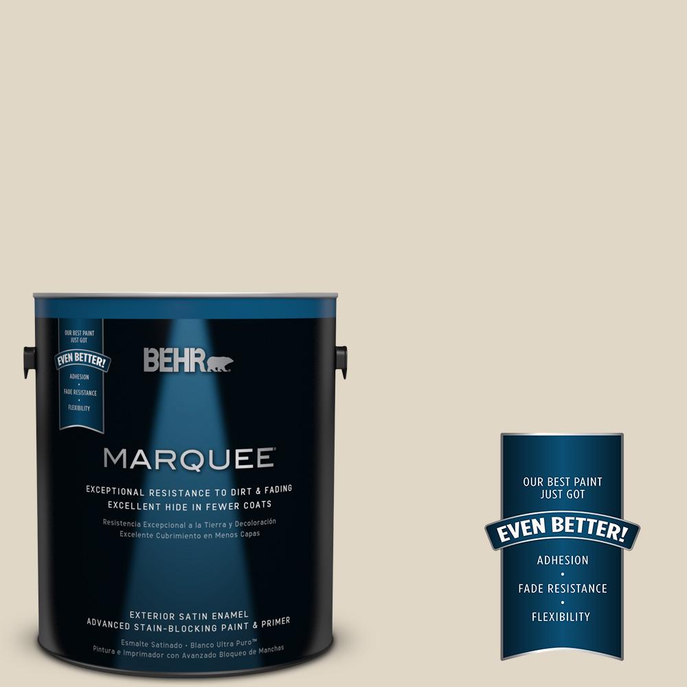 BEHR MARQUEE 1-gal. #N300-2 Canvas Luggage Satin Enamel Exterior ...