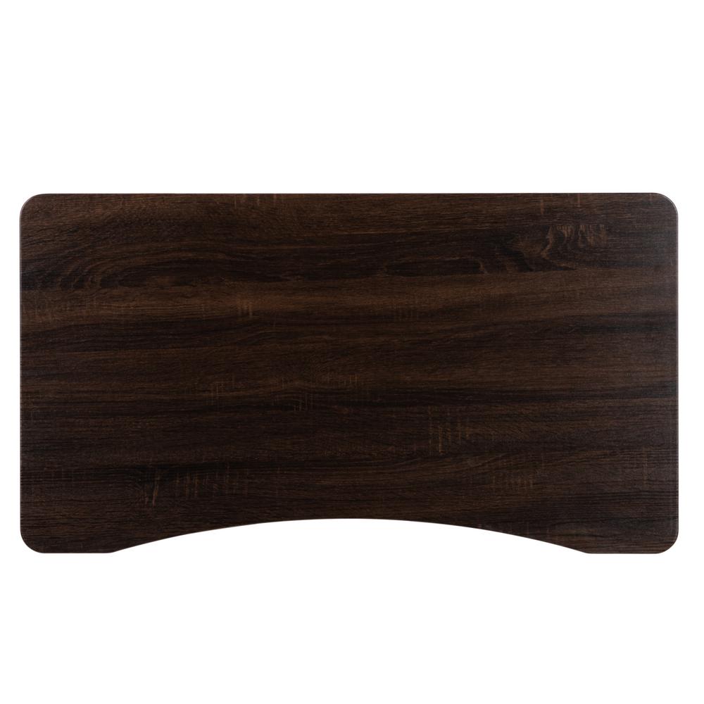 Carnegy Avenue 1 Piece Dark Wood Grain Standing Desk Cga Nan Dark Wood Grain Standing Desk Cga Nan