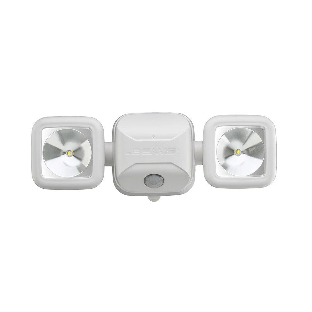 Battery Outdoor Lighting The Home Depot High Performance 500 Lumen White Battery Operated Led Motion Security Light
