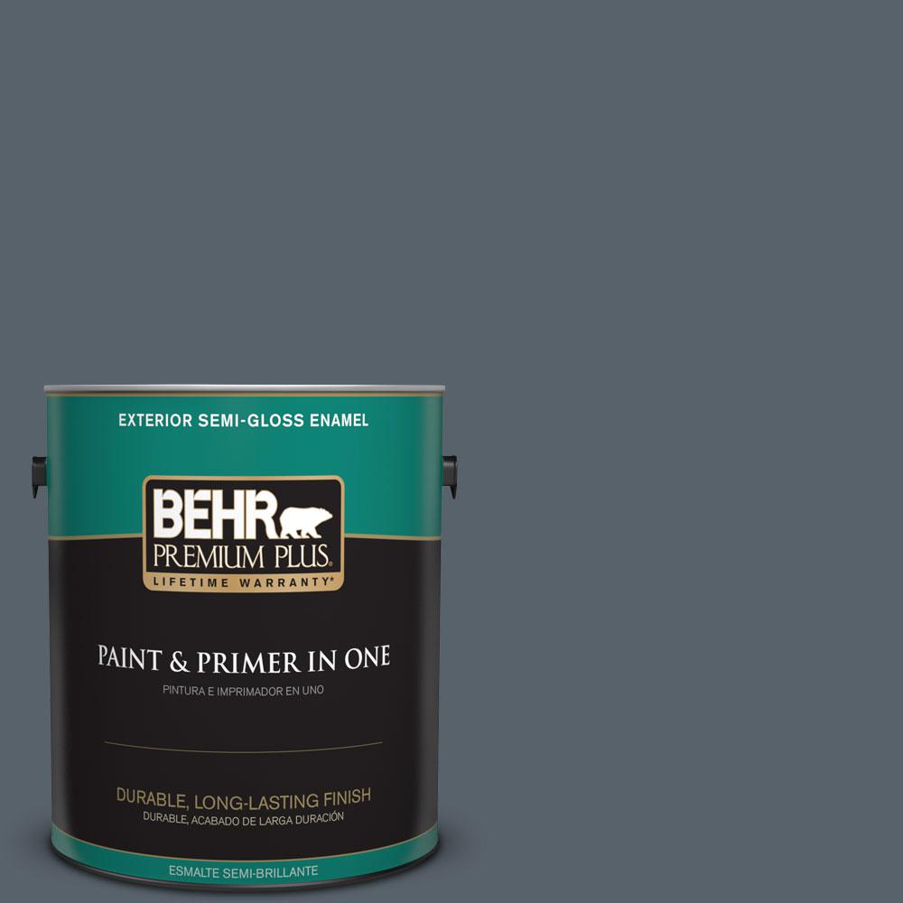 BEHR Premium Plus Ultra 1-gal. #N490-6 Calligraphy Semi-Gloss ...