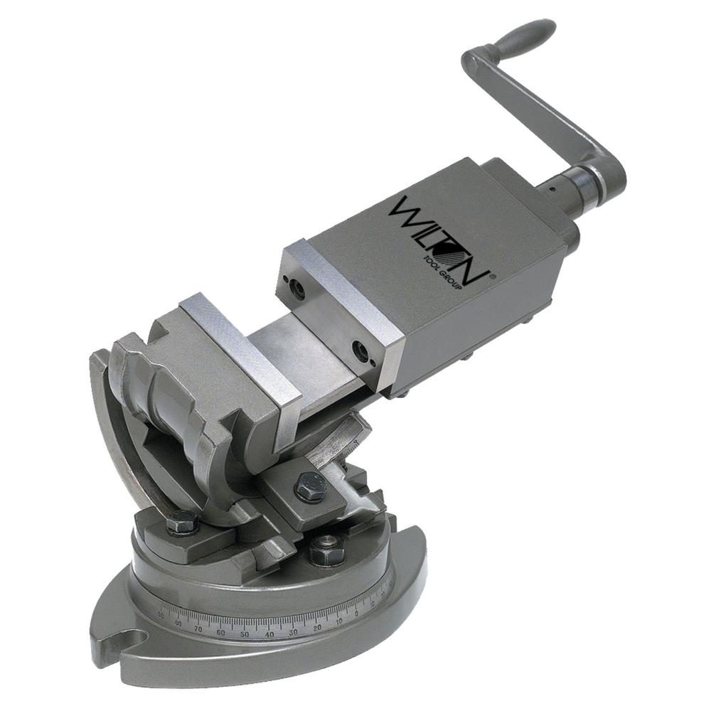5/" Swivel Base /& Angle Tilting 2 Way Clamp Vise Precision Milling CNC Vise Tool