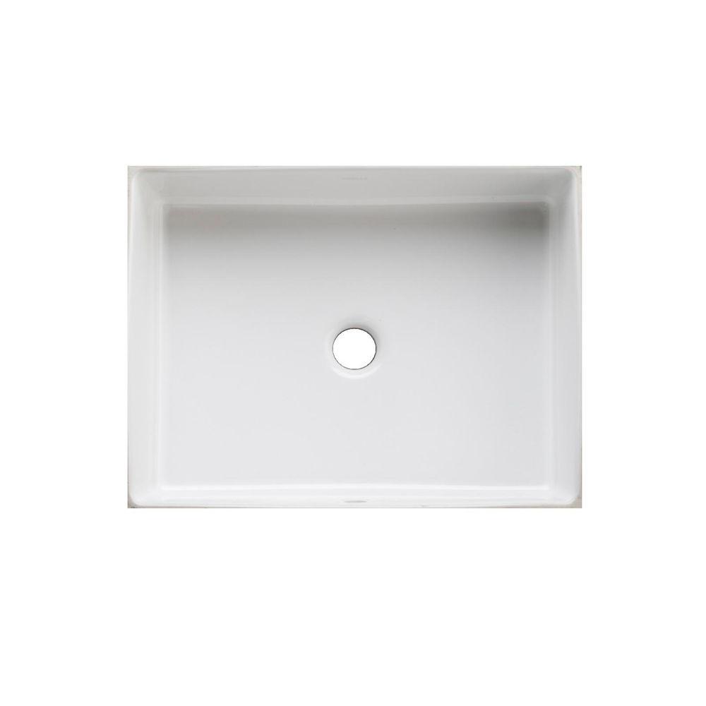 Kohler Verticyl Vitreous China Undermount Bathroom Sink In White With Overflow Drain