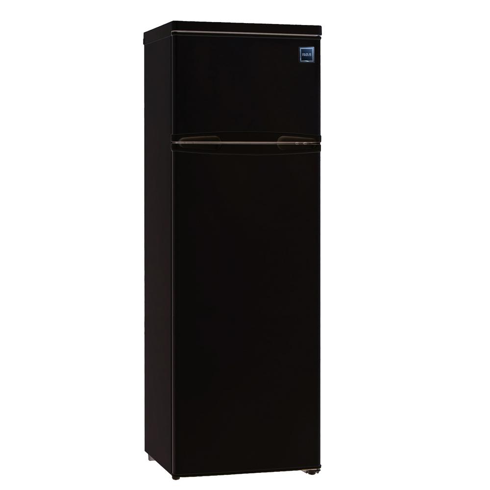 RCA 10 cu. ft. Top Freezer Refrigerator in BlackRFR1085BLACK The