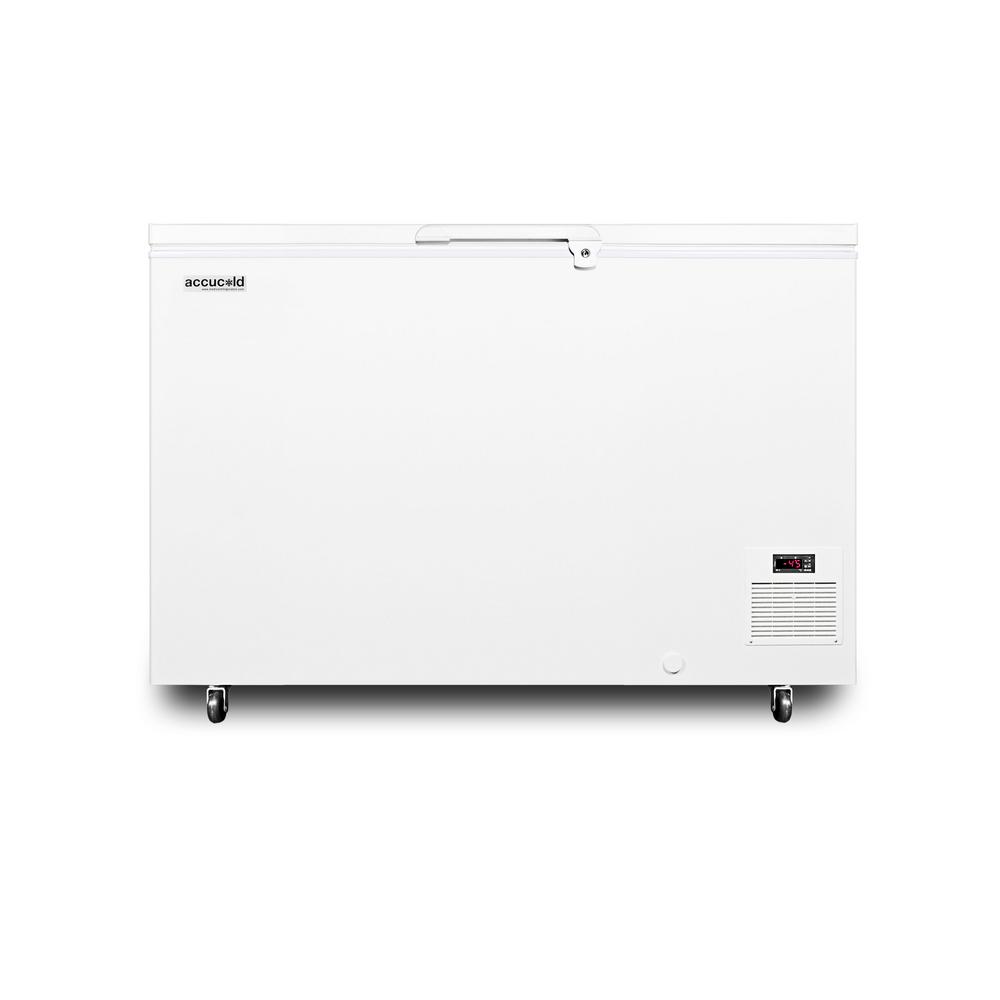 Summit Appliance Accucold 11.1 cu. ft. Manual Defrost Commercial Chest Freezer in White, EL31LT