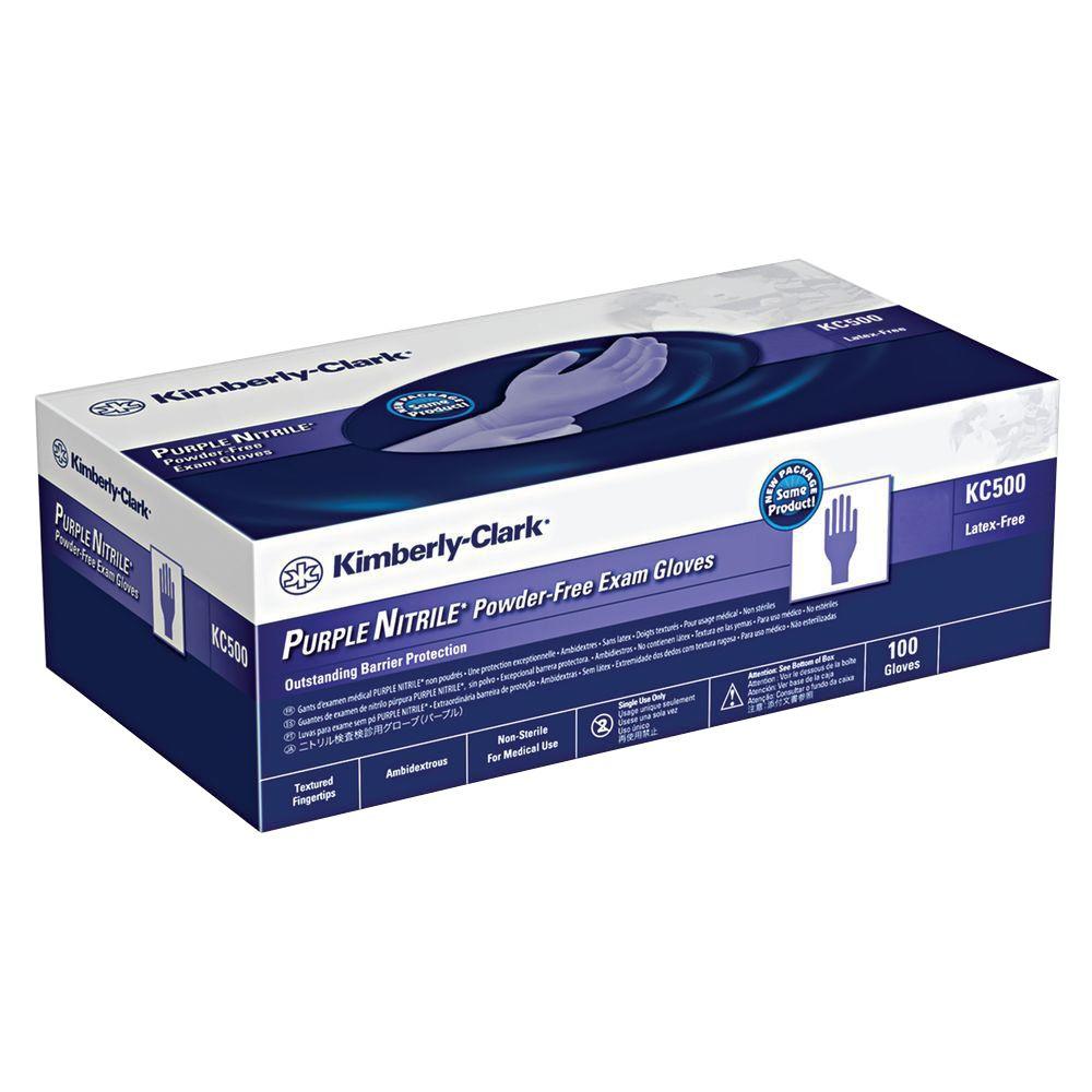 Kimberly Clark PROFESSIONAL Disposable Purple Nitrile Exam Gloves Kimberly Clark PROFESSIONAL Disposable Purple Nitrile Exam Gloves