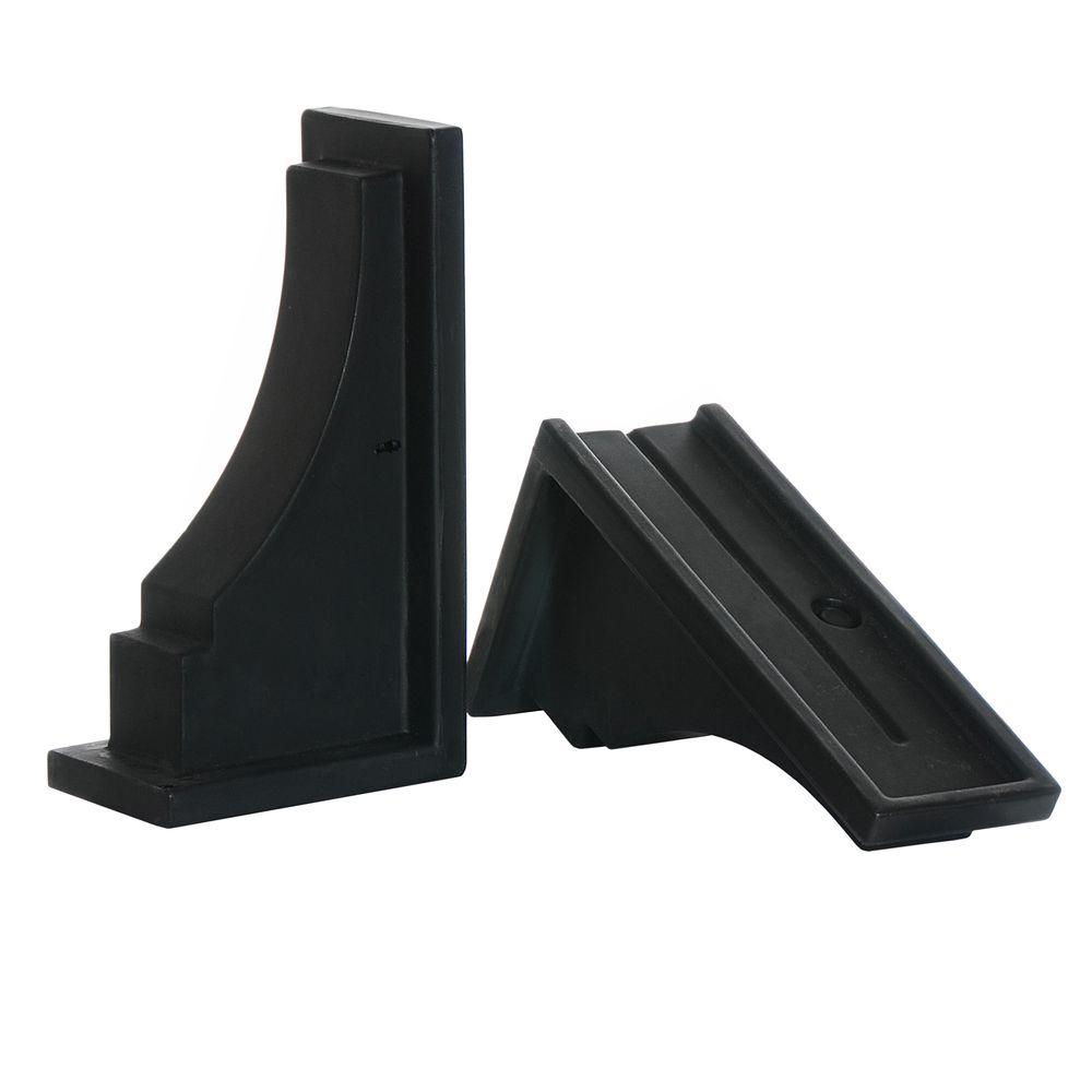 Mayne Fairfield Decorative Brackets In Black 2 Pack 5856 B The