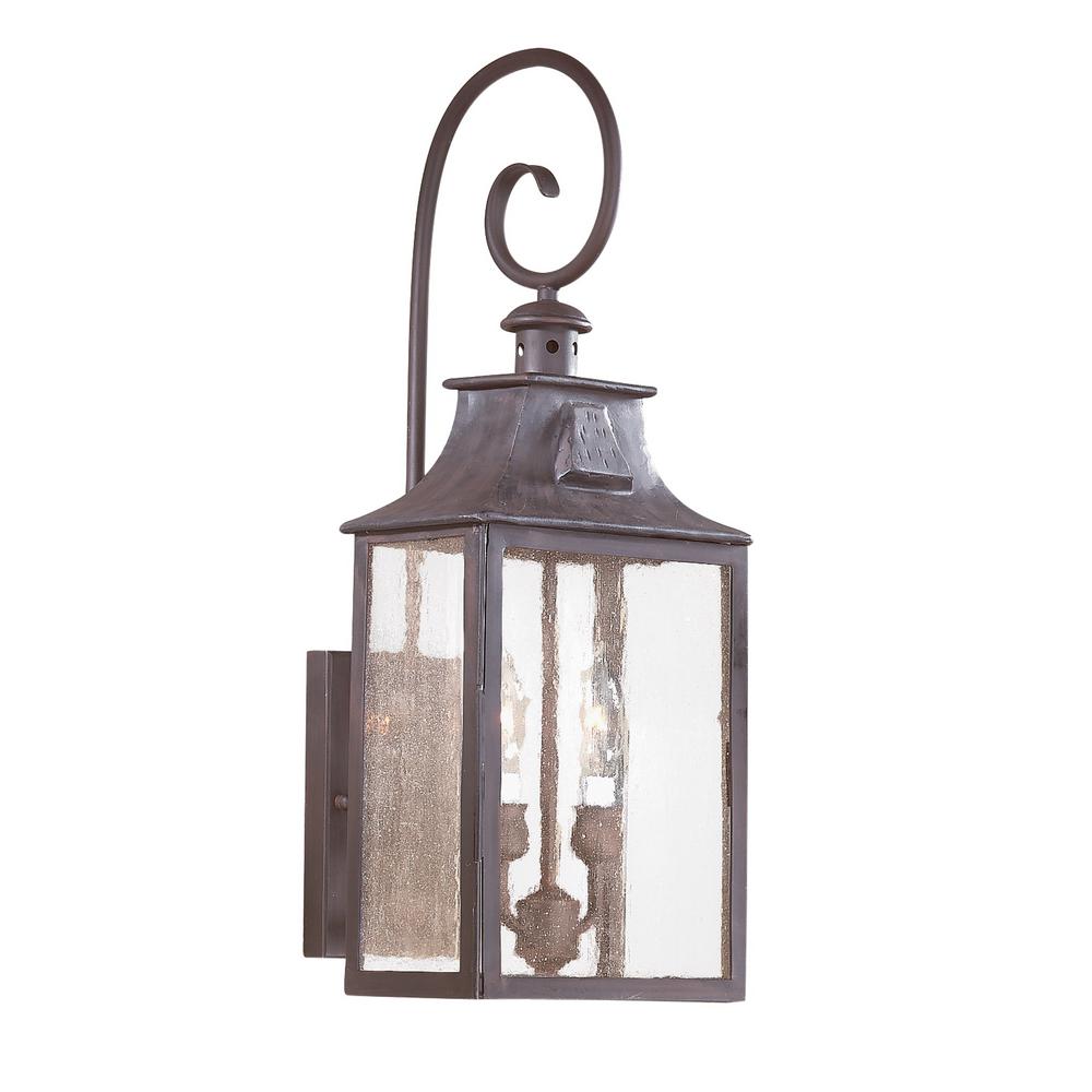 Troy Lighting Newton 2 Light Old Bronze Outdoor Wall Mount Lantern Troy Lighting Newton 2 Light Old Bronze Outdoor Wall Mount Lantern