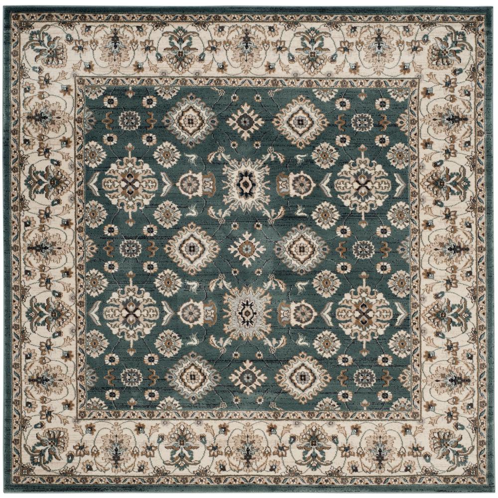 Safavieh Lyndhurst Teal/Cream 7 ft. x 7 ft. Square Area RugLNH332T7SQ