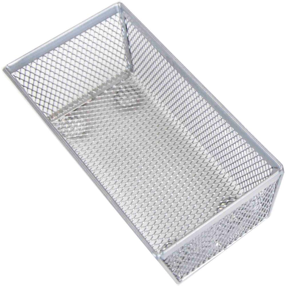 Home Basics Mesh Steel Silver Drawer Organizer Pb49771 The Home