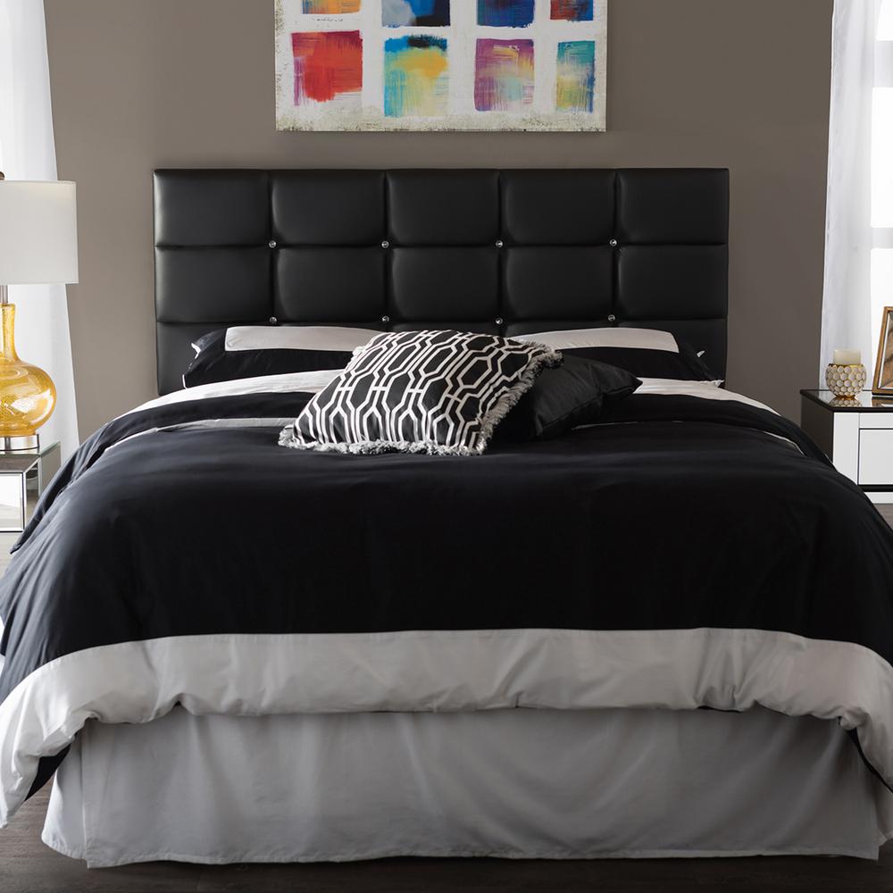 Prepac Kallisto Black Double/Queen HeadboardBHFX03021 The Home Depot