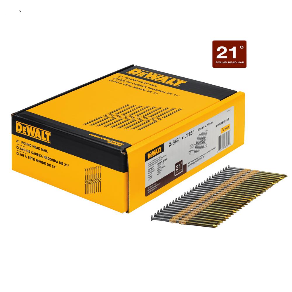 Freeman 0.113 in. x 23/8 in. 30° 34° Clipped Head Bright Finish