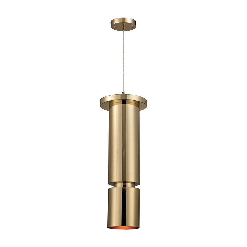 Titan Lighting Stacked Geometric 1 Light Gold Plate Slim Pendant Tn Titan Lighting Stacked Geometric 1 Light Gold Plate Slim Pendant