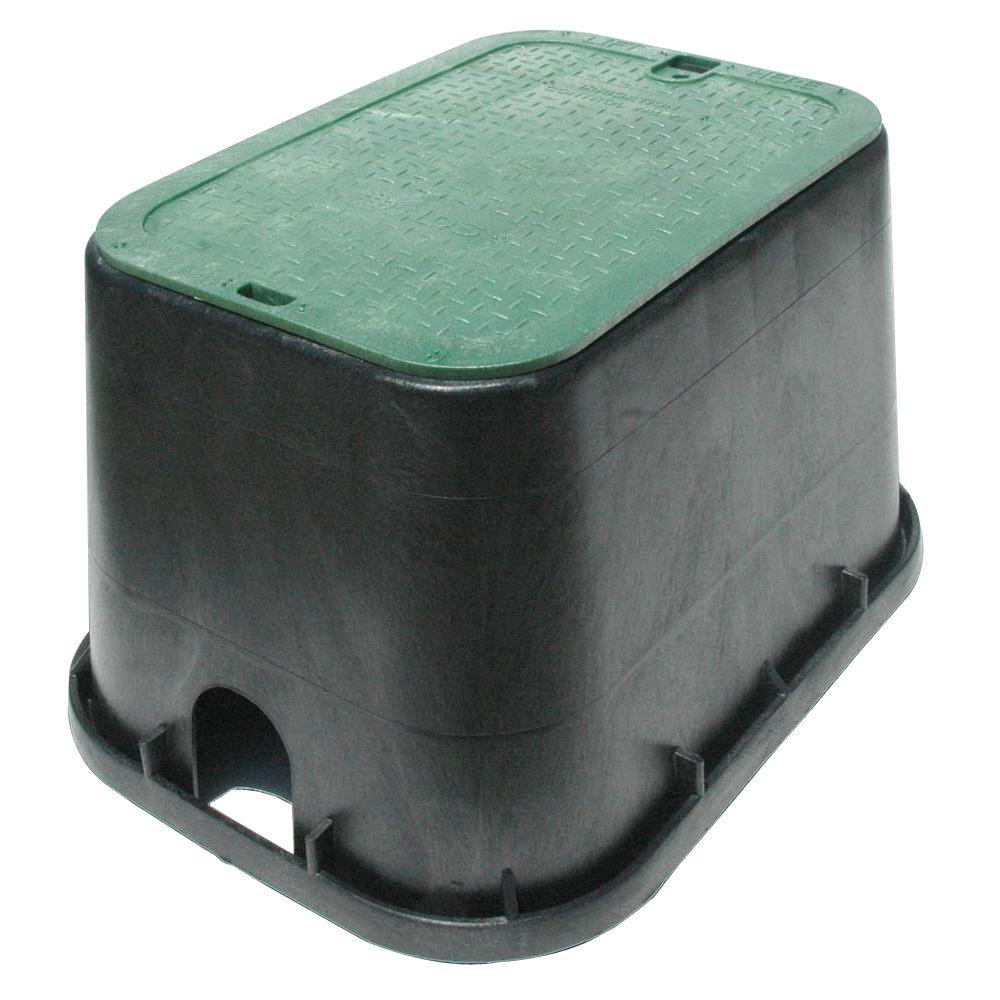NDS 14 in. x 19 in. Standard Valve Box with Overlapping ICV Cover113BC The Home Depot