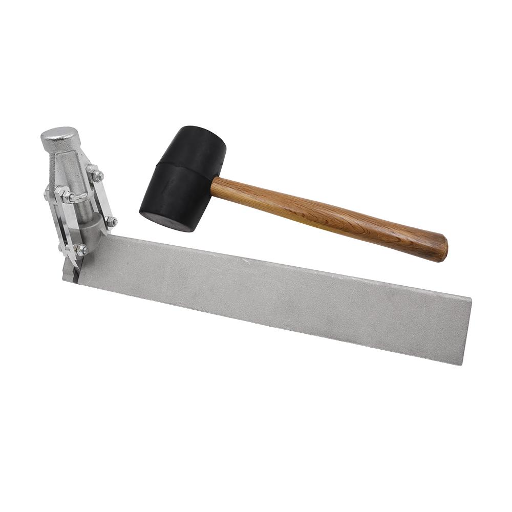 Anvil 1 4 In Steel Corner Bead Tool With 24 Oz Rubber Mallet