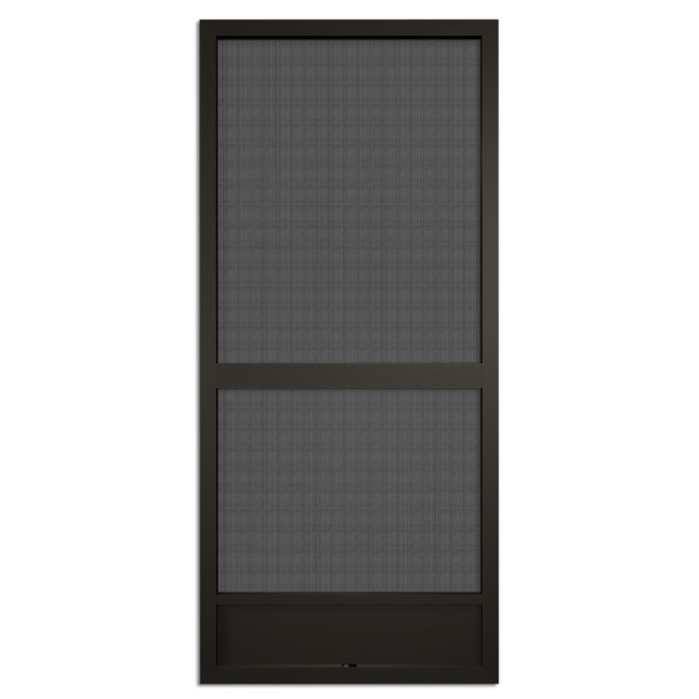 Pca Products 36 In X 80 In Canoe Creek Bronze Aluminum Screen Door