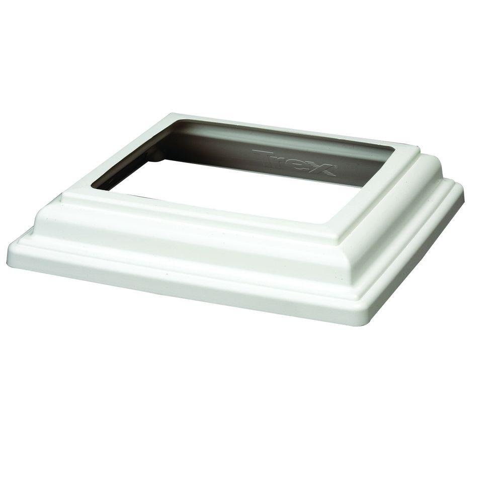 Trex Transcend 6 in. x 6 in. Classic White Composite Post Sleeve Skirt