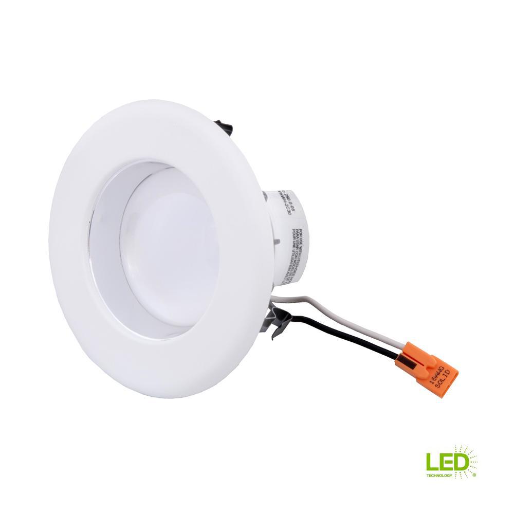 EnviroLite 4 in. Bright White LED Easy Up Recessed Light