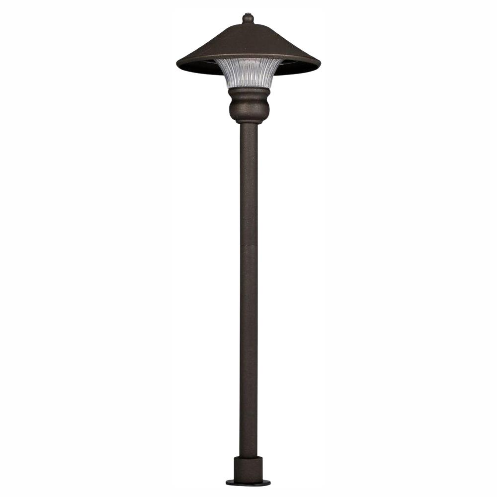 Hampton Bay LowVoltage Bronze Outdoor Integrated LED Landscape Path