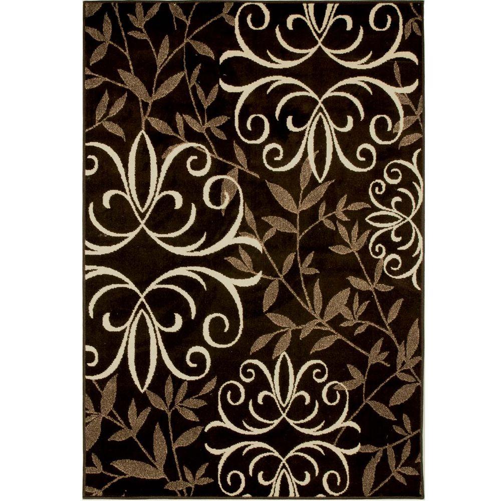 UPC 027794251135 product image for Orian Rugs Fergie Chocolate 7 ft. 10 in. x 10 ft. 10 in. Indoor Area Rug, Brown | upcitemdb.com