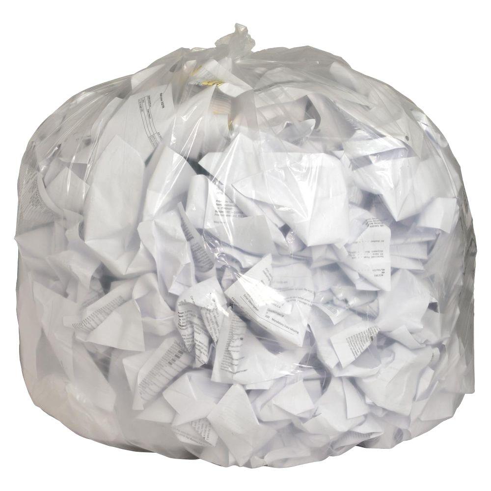 clear trash can liners