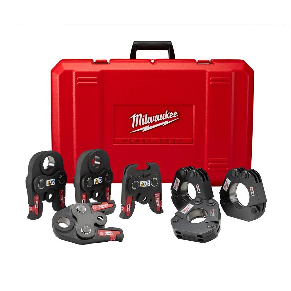 Milwaukee M18 Press Tool 1 2 In 2 In Black Iron Press Tool Jaw Set 