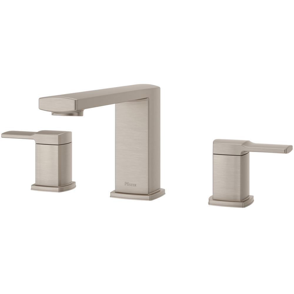 Pfister Deckard 2-Handle Deck-Mount Roman Tub Faucet Trim Kit in Brushed Nickel
