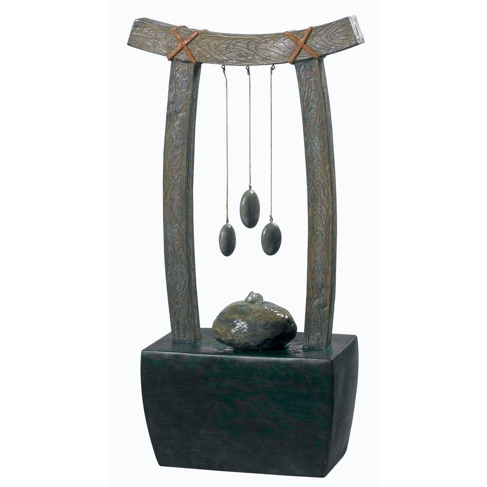 Kenroy Home Mantra Indoor Table 22 in. Fountain50326WDG The Home Depot