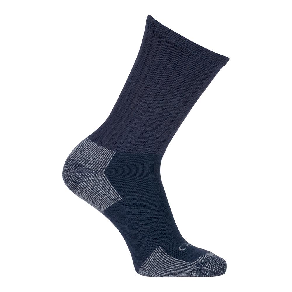 Carhartt Men's Size Medium Navy Cotton Crew Socks (3-Pack)-CHMA6203C3-M ...