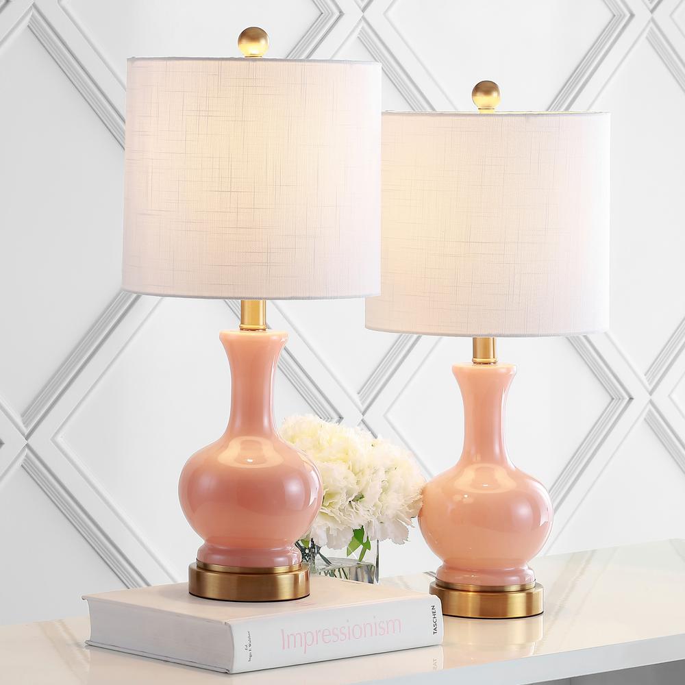 coral table lamp