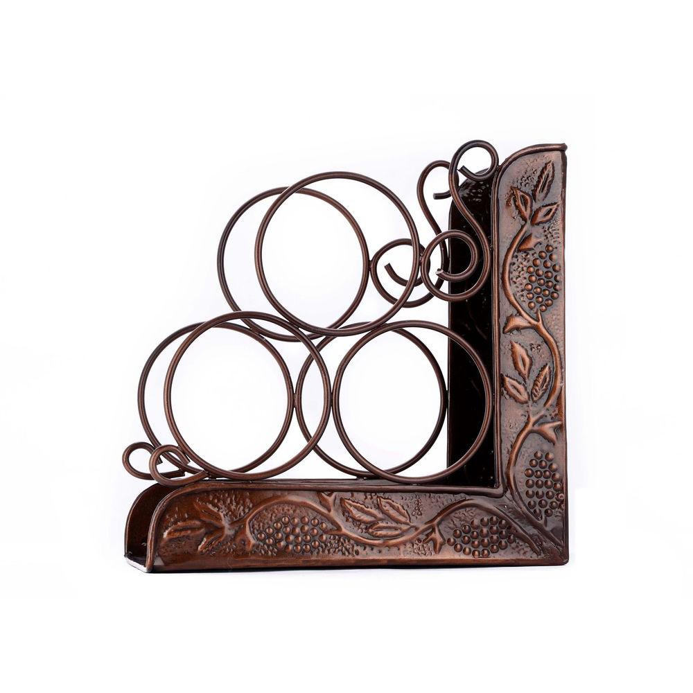 Wine Enthusiast 84Bottle Antiqued Wine Jail Console634 84 01 The Home Depot