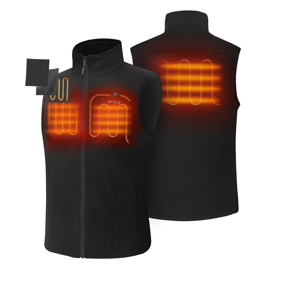 heated fleece vest