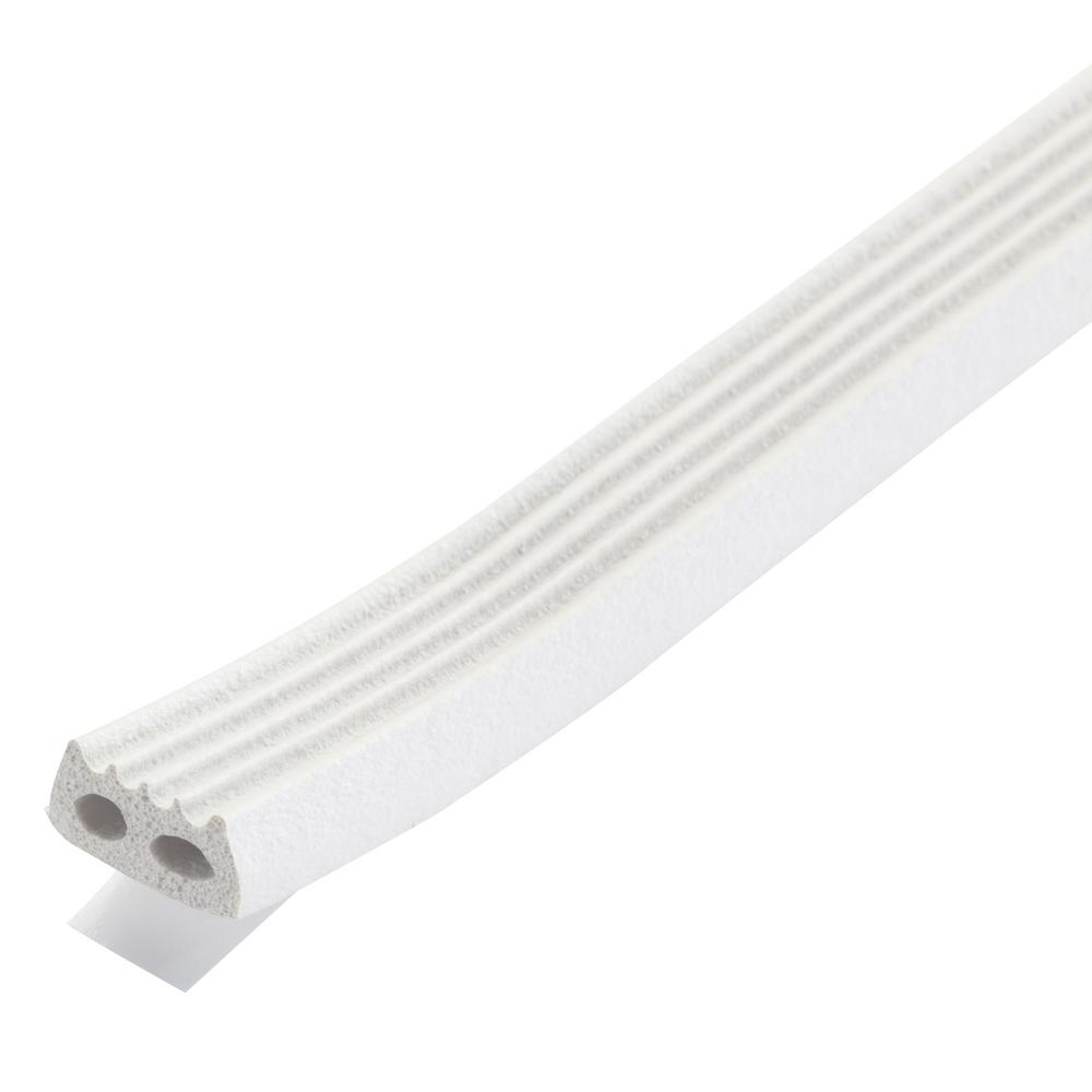 MD Building Products Premium 5/16 in. x 10 ft. White Weatherstrip for