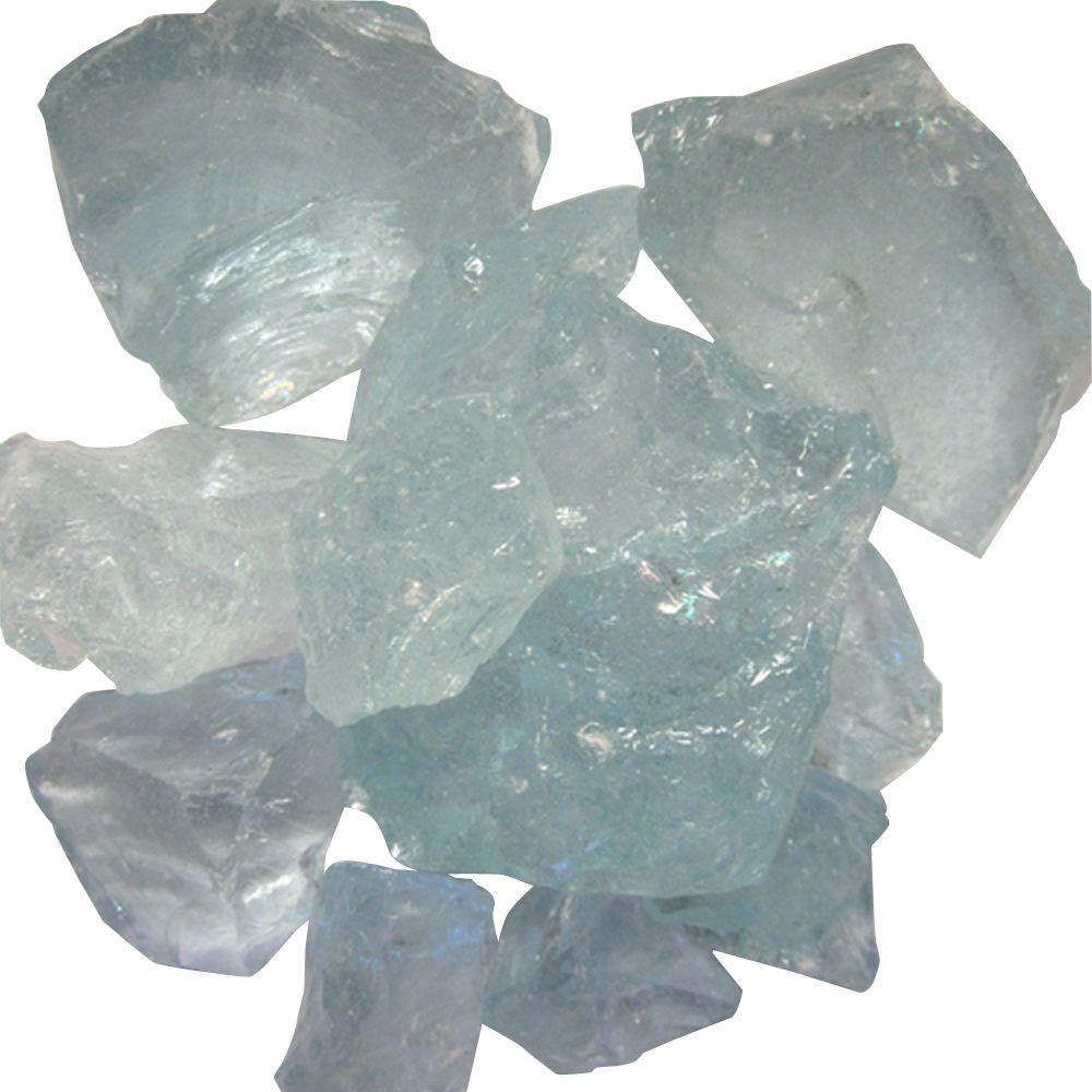 Az Patio Heaters 0 75 In Aqua Recycled Fire Glass Rglass Aq The