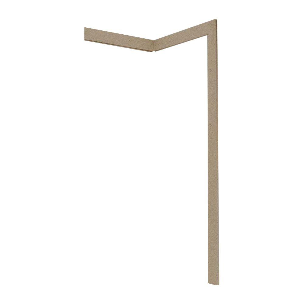 Swan 72 in. Solid Surface Easy Up Adhesive Tub and Shower Wall Trim Kit