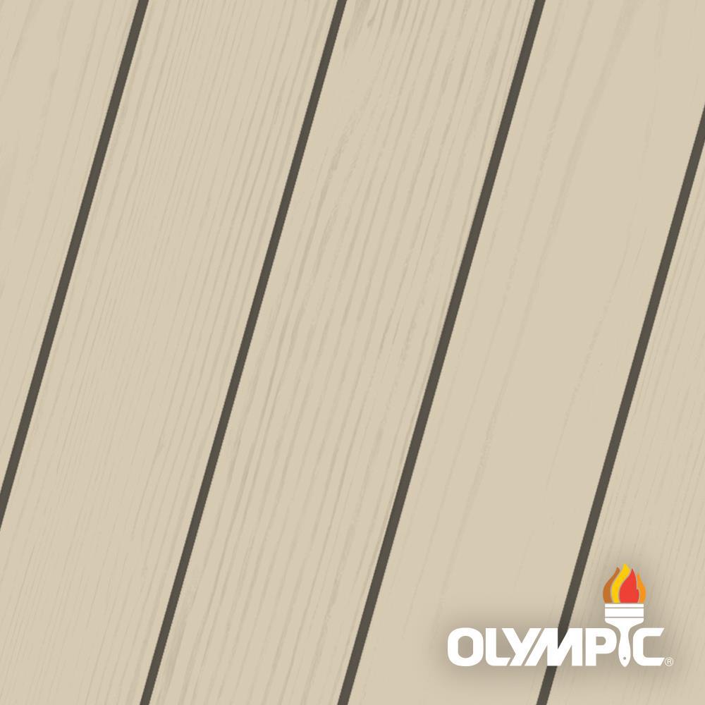 Olympic Maximum 1 Gal Canyon Brown Exterior Stain And Sealant In Maximum 1 Gal Autumn Sand Solid Color Exterior Stain And Sealant In One