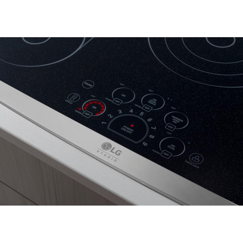 Lg Studio 30 In Radiant Electric Cooktop In Stainless Steel With