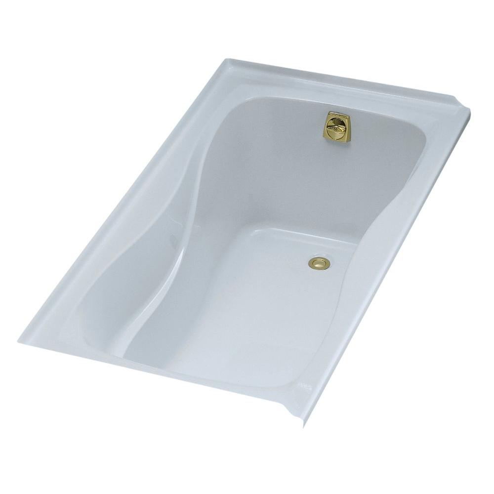 STERLING Lawson 5 ft. Rectangular Dropin Reversible Drain Decked