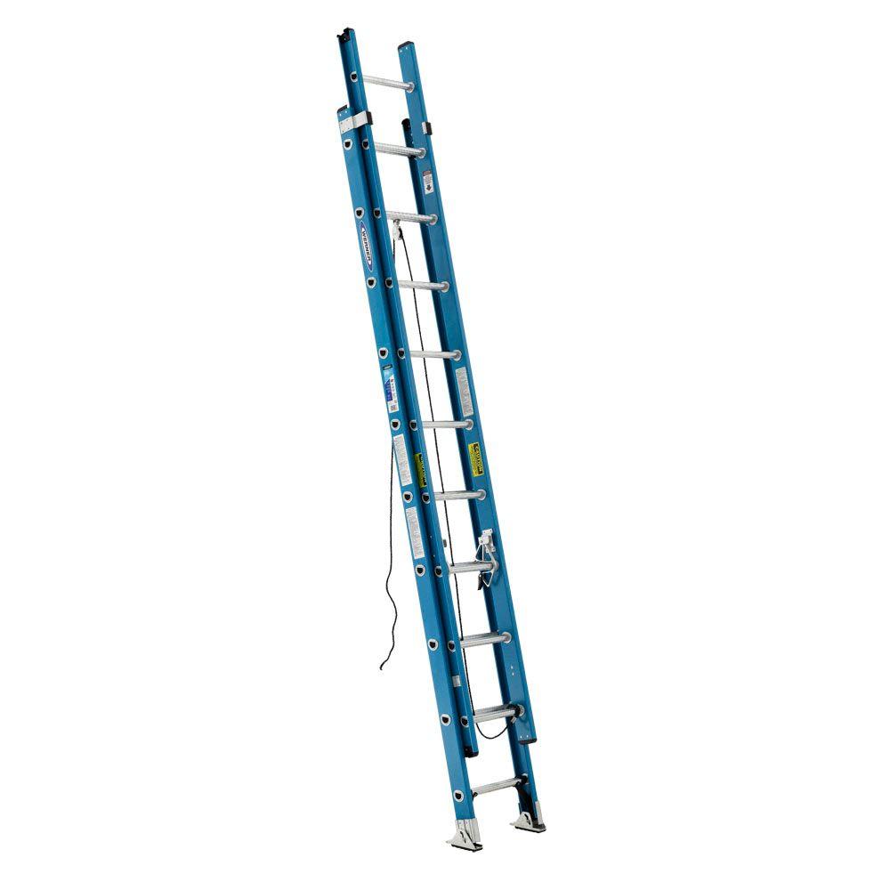 WERNER 16 ft. Aluminum Extension Ladder with 225 lb. Load Capacity Type