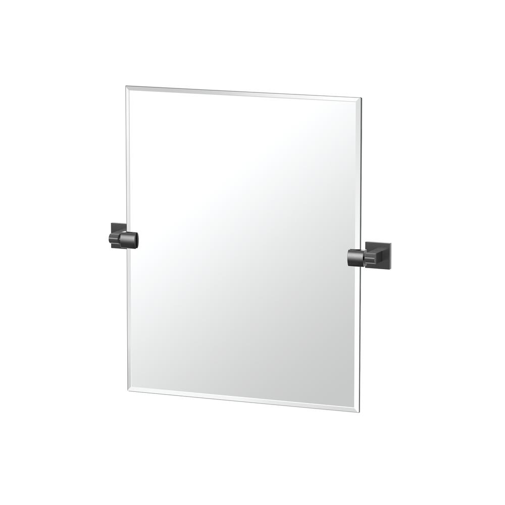 Gatco Elevate 24 In. X 23.5 In. Frameless Rectangle Mirror In Matte ...