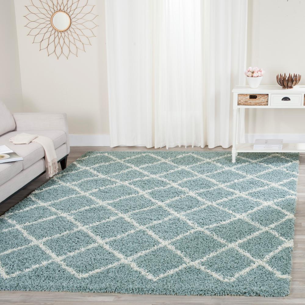 Safavieh Beverley Seafoam Ivory 8 Ft X 10 Ft Area Rug