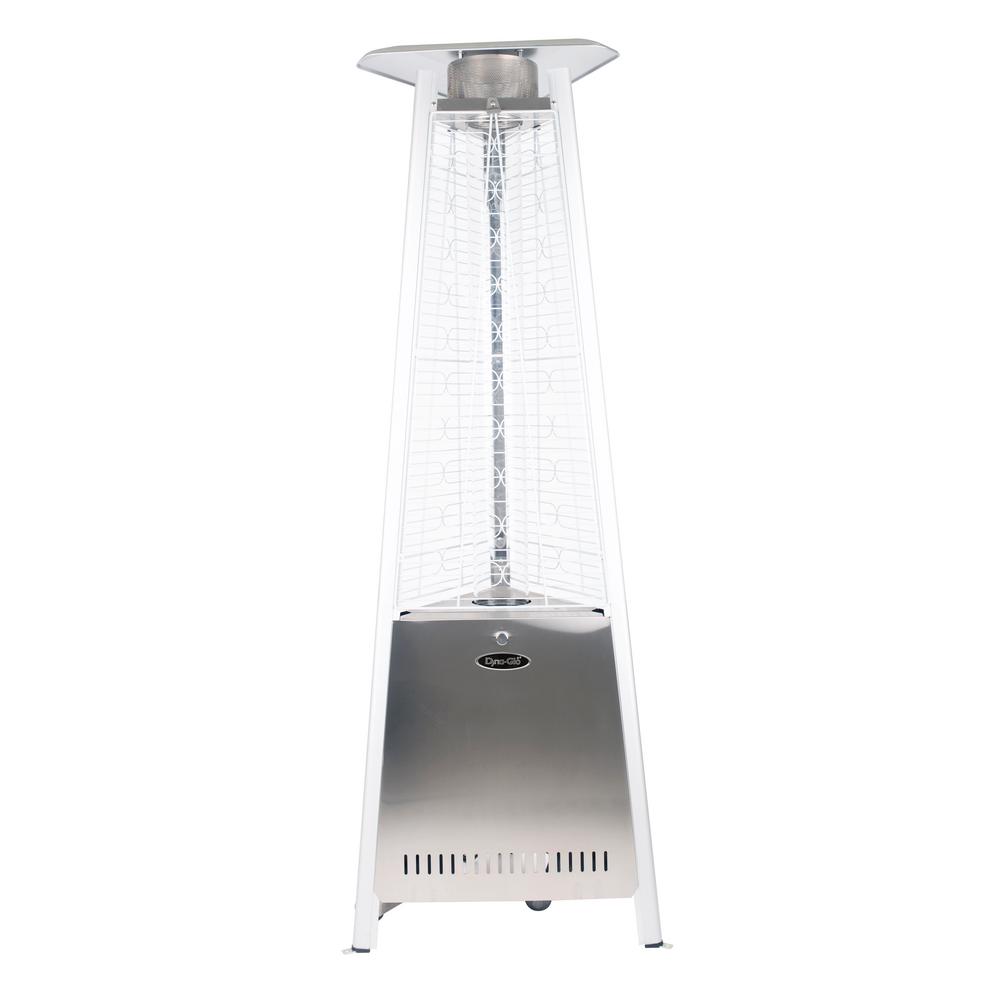 Dyna Glo 73 In 42 000 Btu Stainless Steel Pyramid Flame Gas Patio