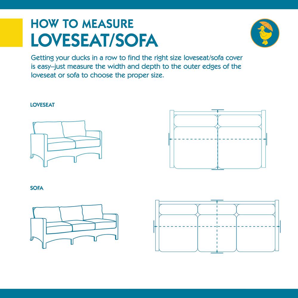 Duck Covers Soteria 54 In Loveseat Cover