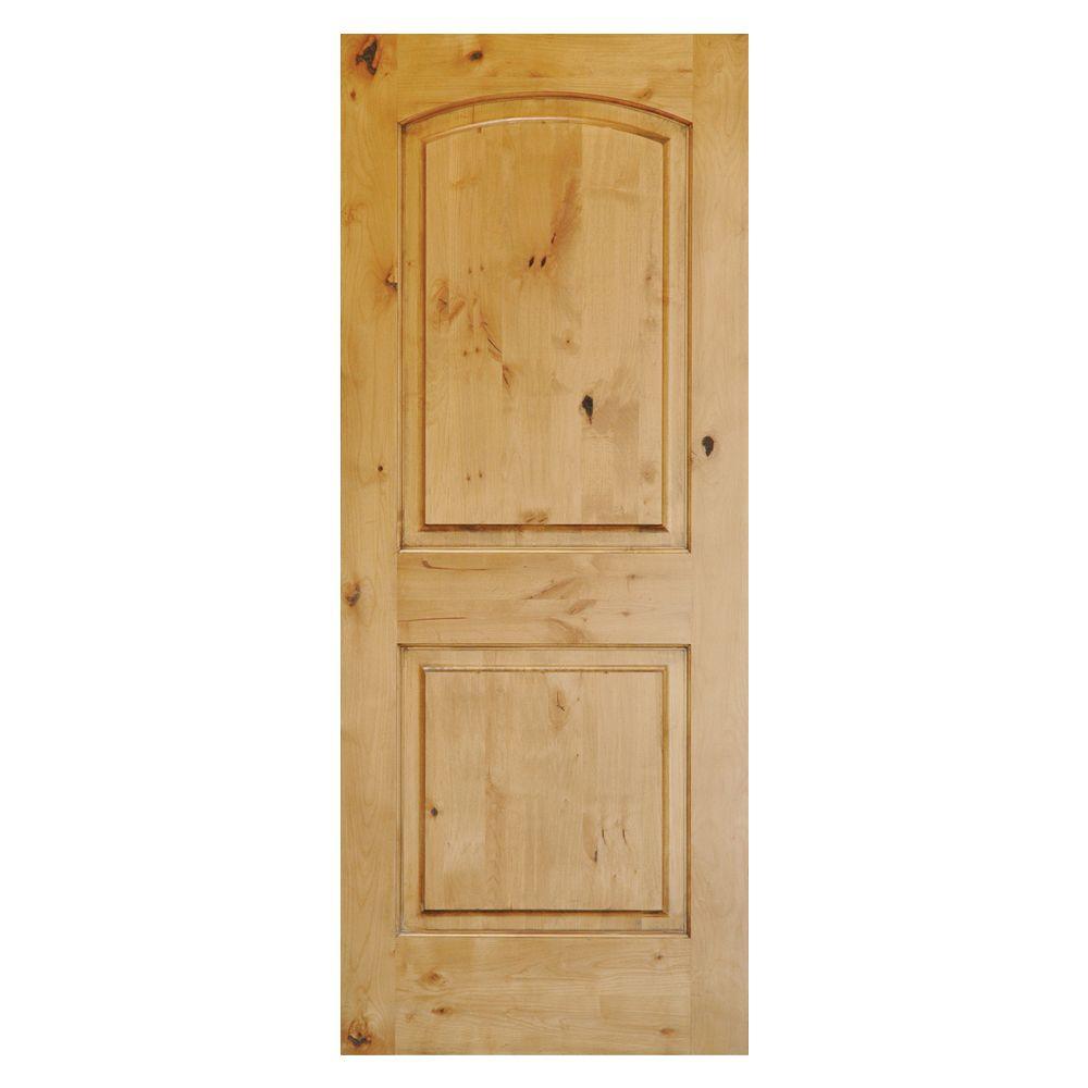 Krosswood Doors 42 in. x 96 in. Rustic Top Rail Arch 2