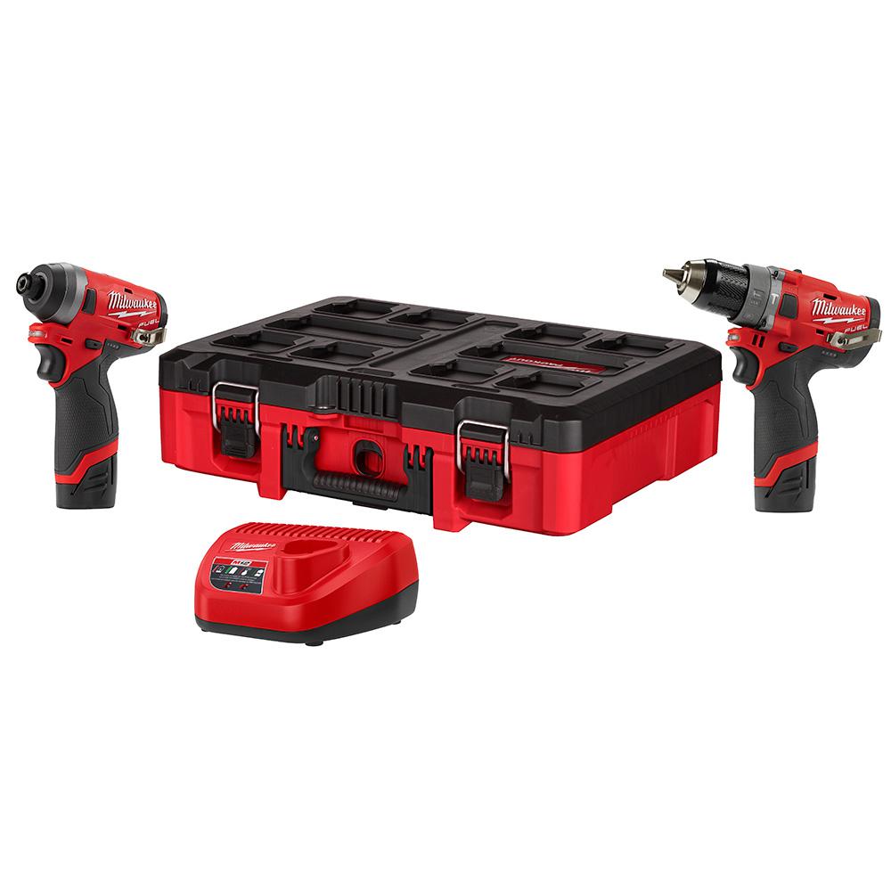 Milwaukee M12 FUEL Hammer Drill Impact Driver 12V LiIon Brushless